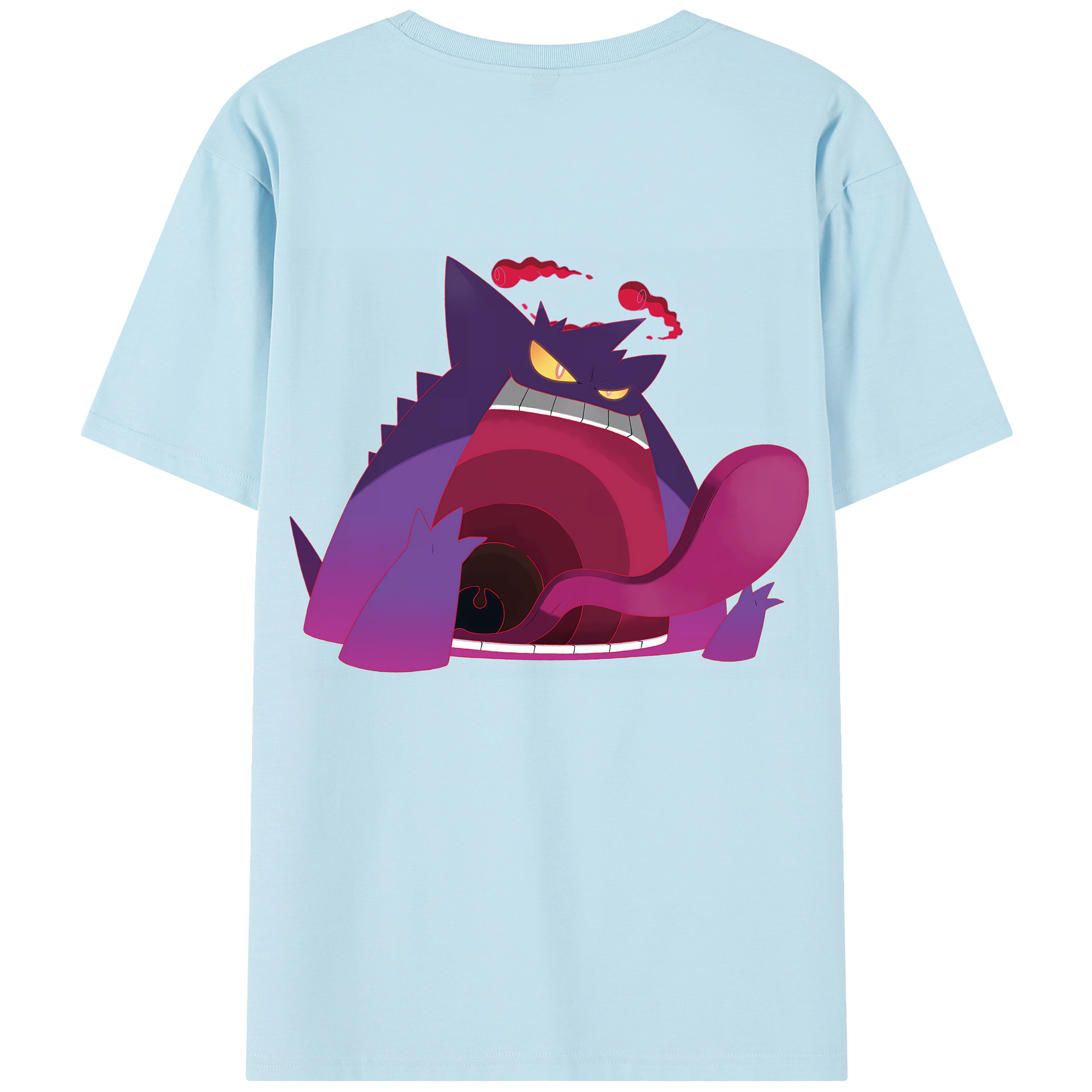 （画像用） ポケットモンスター Pokémon 綿100％半袖Tシャツ（背面プリント）
